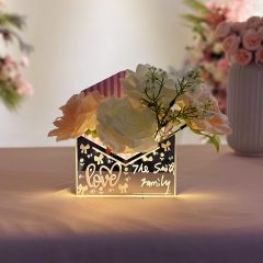 Perfect LED Envelope Style Flower Box Gift for Birthdays and Mother's Day YZX024
