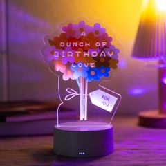 Night Light Birthday Gifts Luminous Greeting Cards GLT013