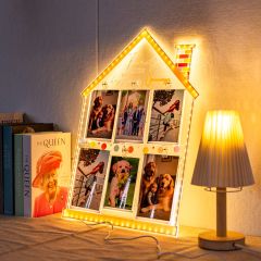 Family House Led Photo Frame Photo Collage GLS004 