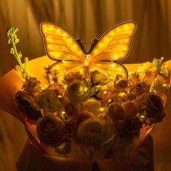 LED Butterlfy Shape Topper for Flower Decoration FGF003