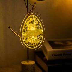 Happy Easter Egg LED Ornament Holiday Ornament FGGJ002