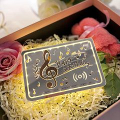 Listen To Birthday Greetings NFC Happy Birthday LED Greeting Cards GLG010