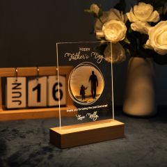 Personalized Dad Photo Gift Night Light GLT002