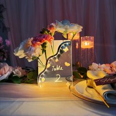 LED Butterfly Style Flower Box Table Number YZX021